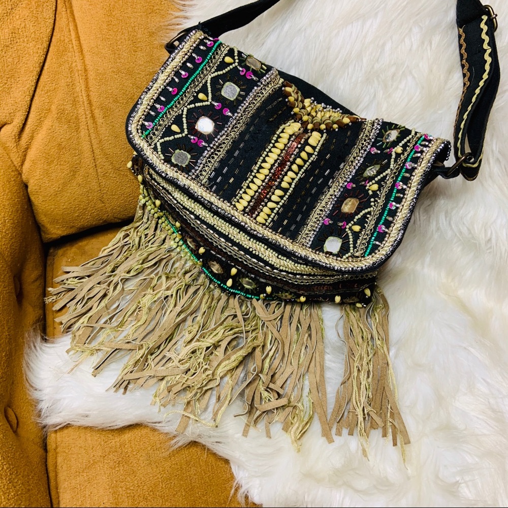 🌷SALE 5 for $25 • Bohemian Fringe Shoulder Bag